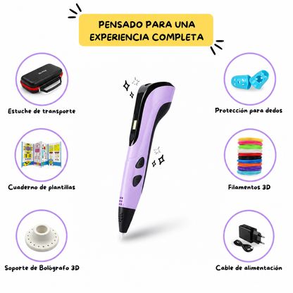 Bolígrafo 3D Pro™ | Crea en el aire